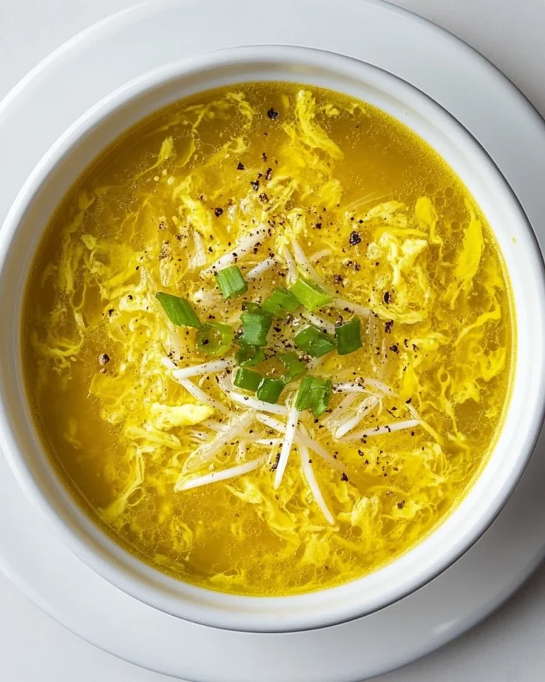 Classic Homemade Egg Drop Soup