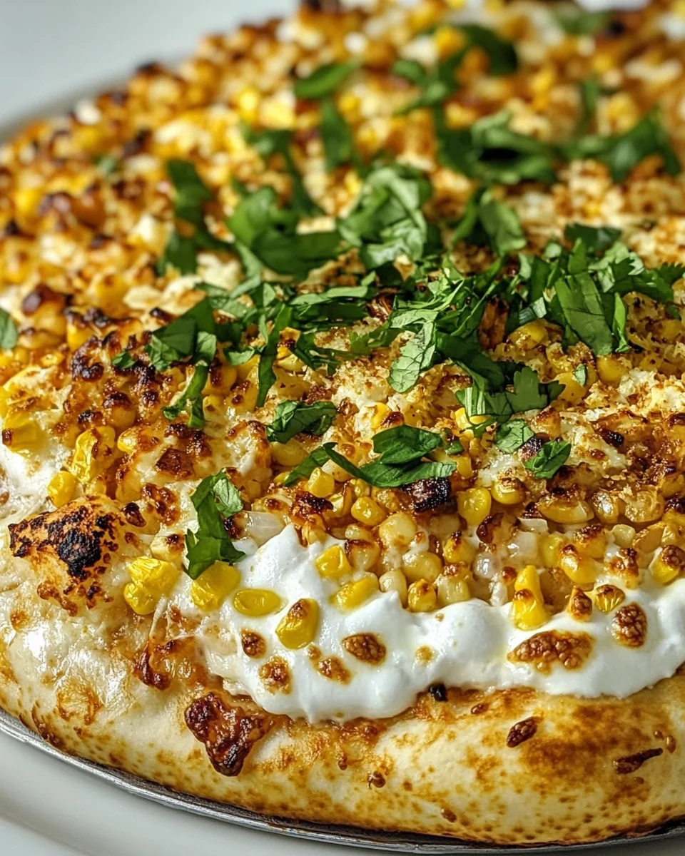 Fresh and Flavorful Esquites Pizza - additional image