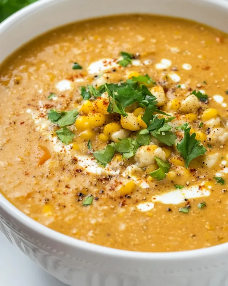 Delicious Fresh Esquites Soup for a Cozy Night