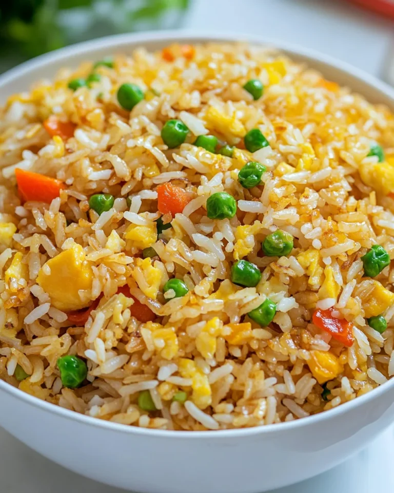 Simple Fried Rice With Fresh Ingredients
