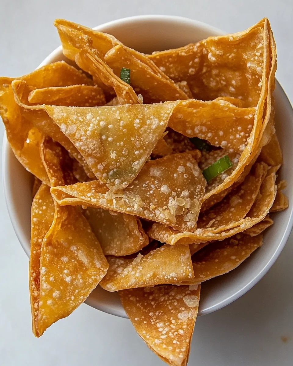 Crispy Homemade Wonton Strips - additional image
