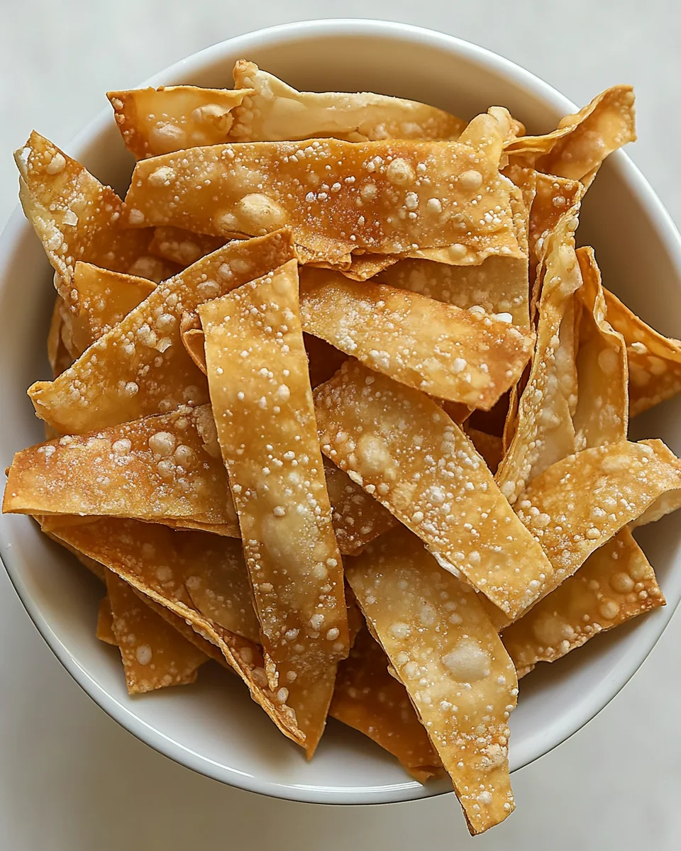 Crispy Homemade Wonton Strips - additional image