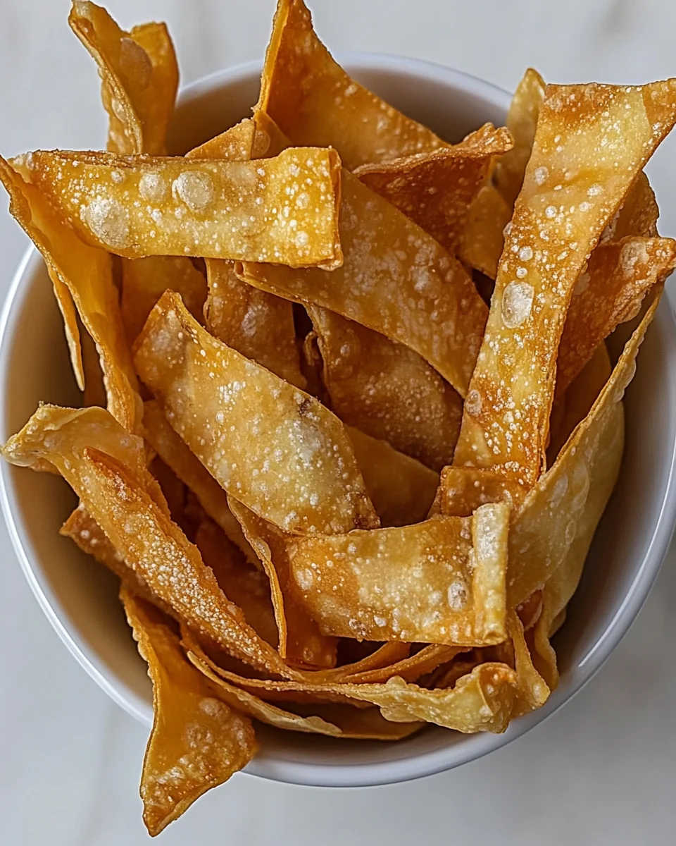 Crispy Homemade Wonton Strips - additional image