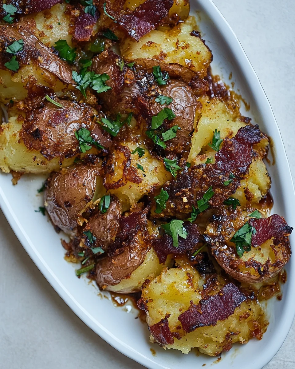 Garlic Cajun Smashed Potatoes Recipe - additional image