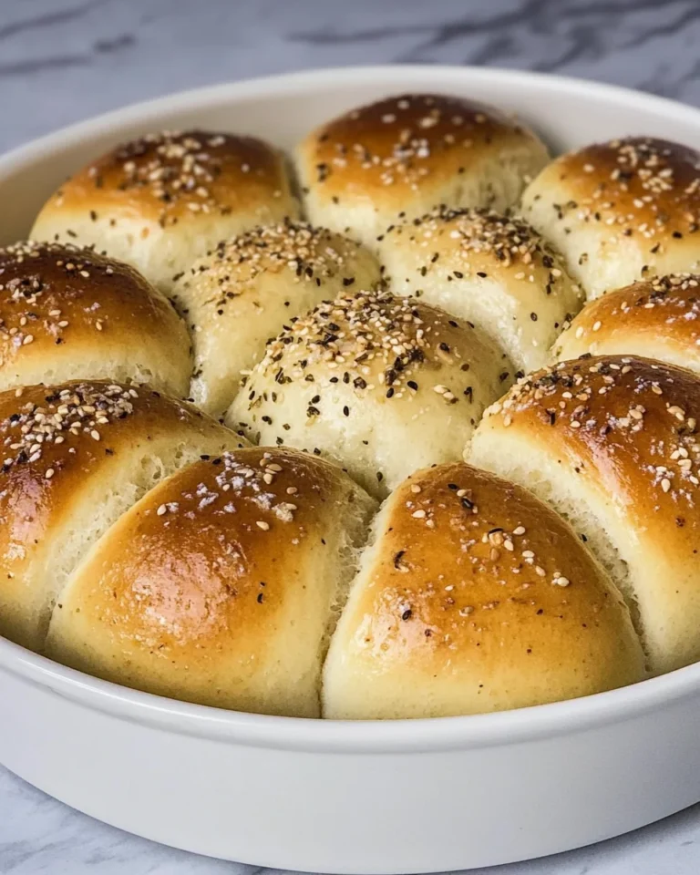 Garlic-Infused Japanese Milk Bread Rolls