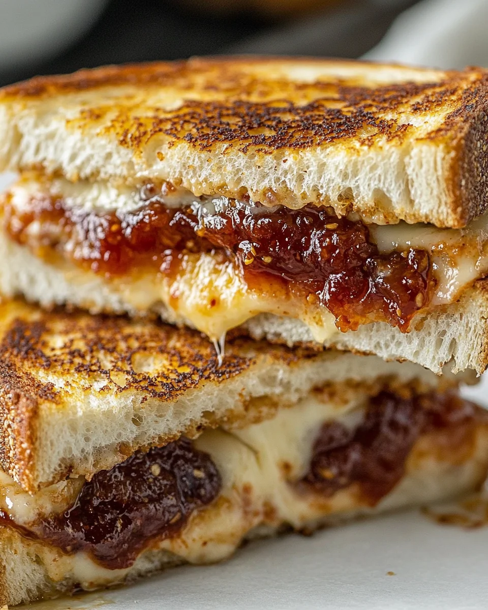 Grilled Cheese with Flavorful Spicy Tomato Jam - additional image