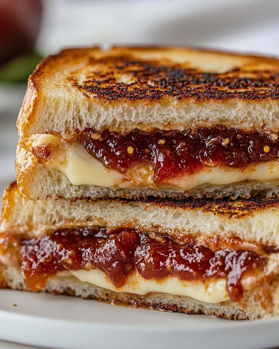 Grilled Cheese with Flavorful Spicy Tomato Jam - additional image