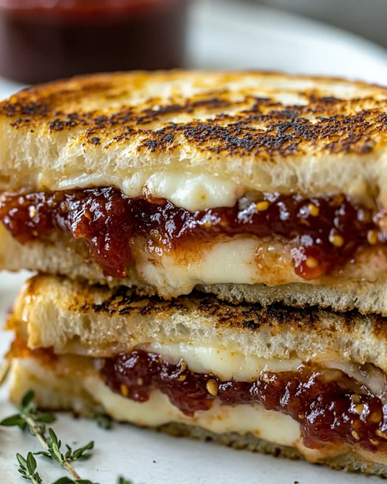 Grilled Cheese with Flavorful Spicy Tomato Jam