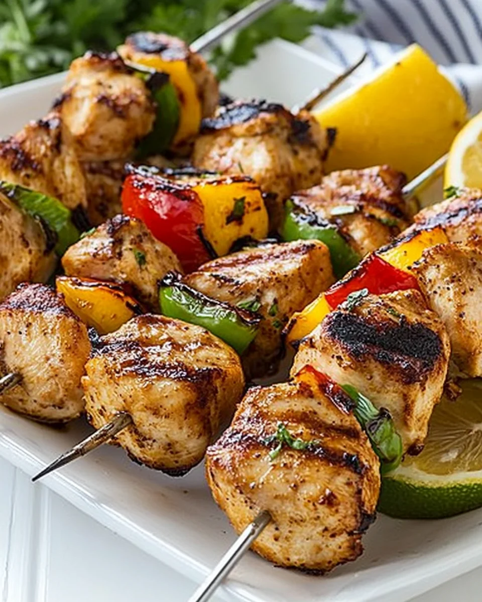 Grilled Lemon Garlic Chicken Kebabs: A Simple, Flavorful Delight - additional image