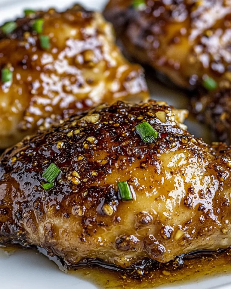 Simple Honey Garlic Chicken Thighs