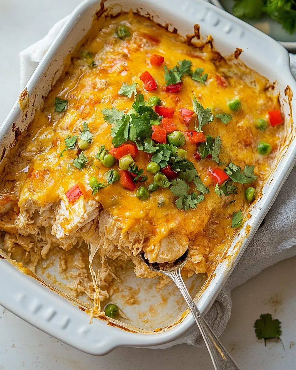 Simple King Ranch Chicken Casserole - additional image