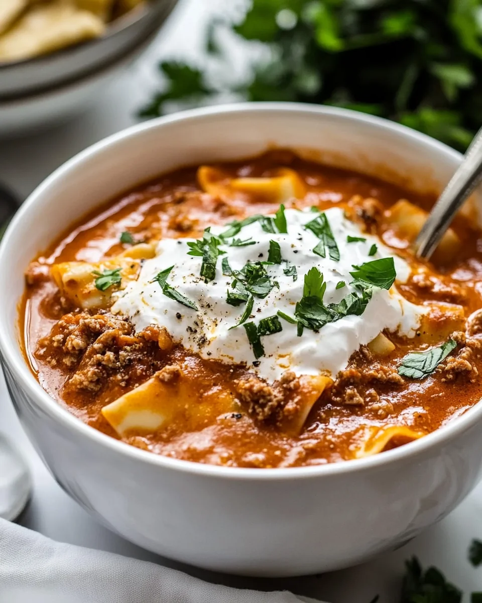Comforting Homemade Lasagna Soup - additional image