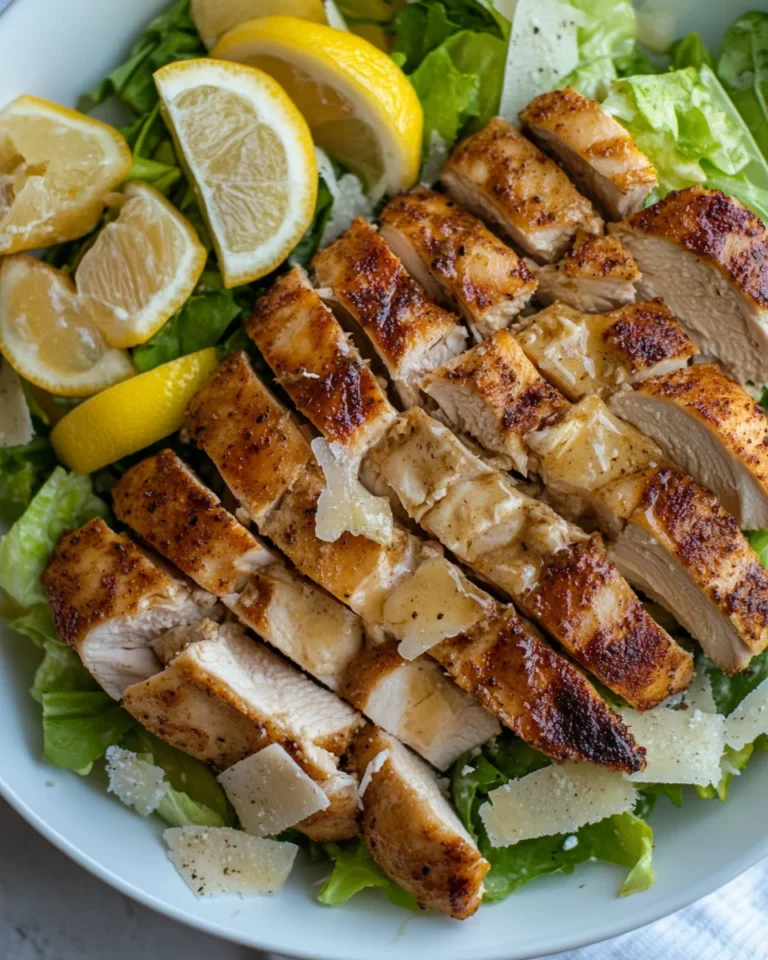 Fresh Lemon Parmesan Chicken Salad