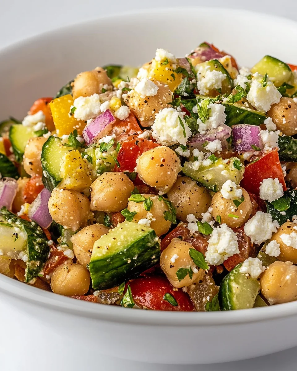 Fresh Mediterranean Chickpea Salad Recipe - additional image