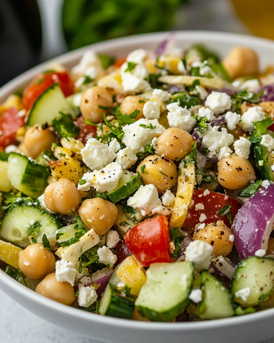 Fresh Mediterranean Chickpea Salad Recipe - additional image