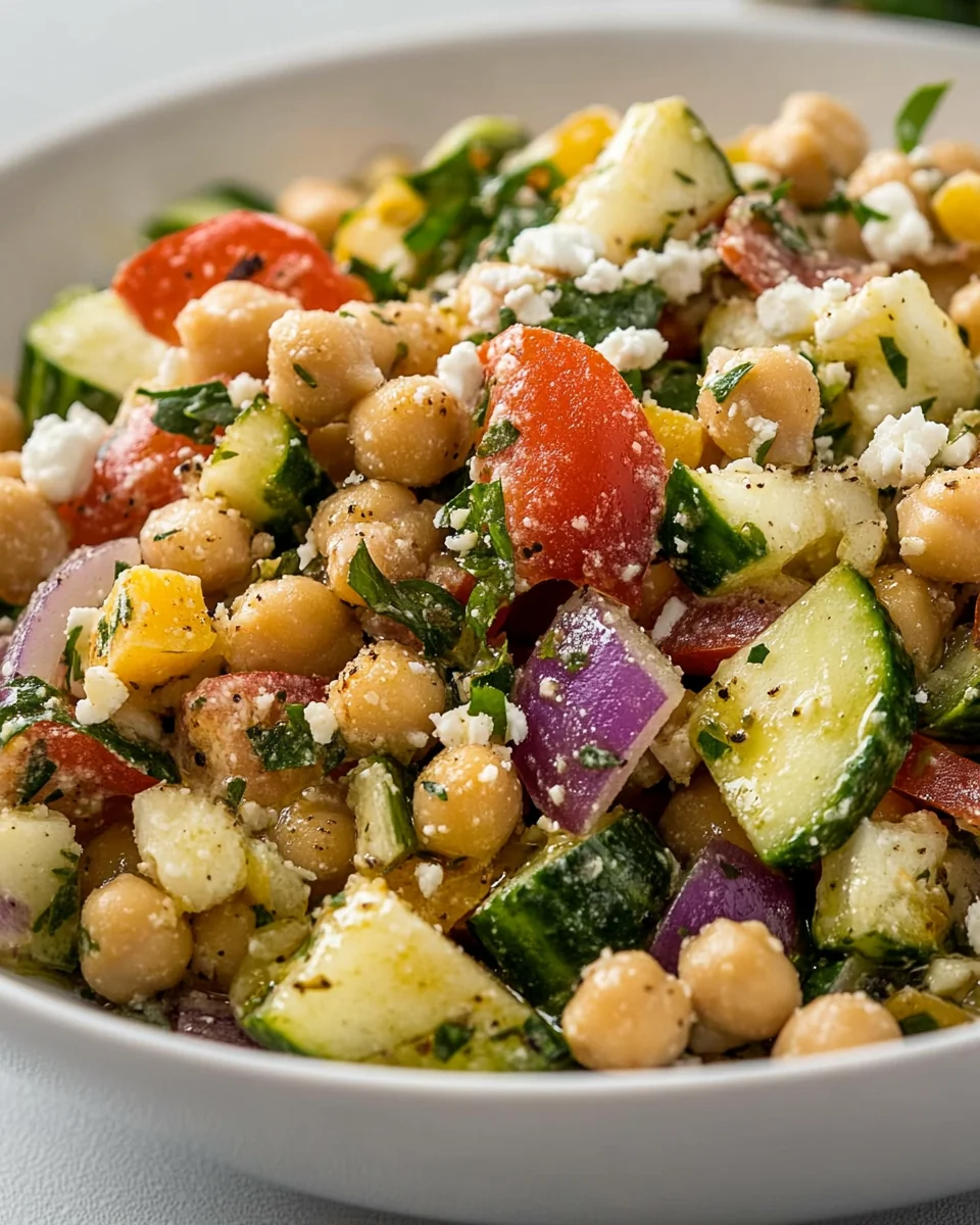 Fresh Mediterranean Chickpea Salad Recipe - additional image