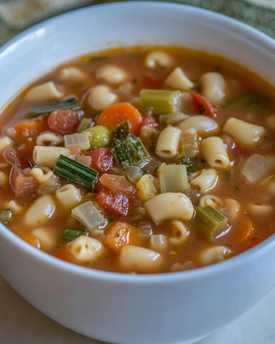 Classic Homemade Minestrone Soup - additional image