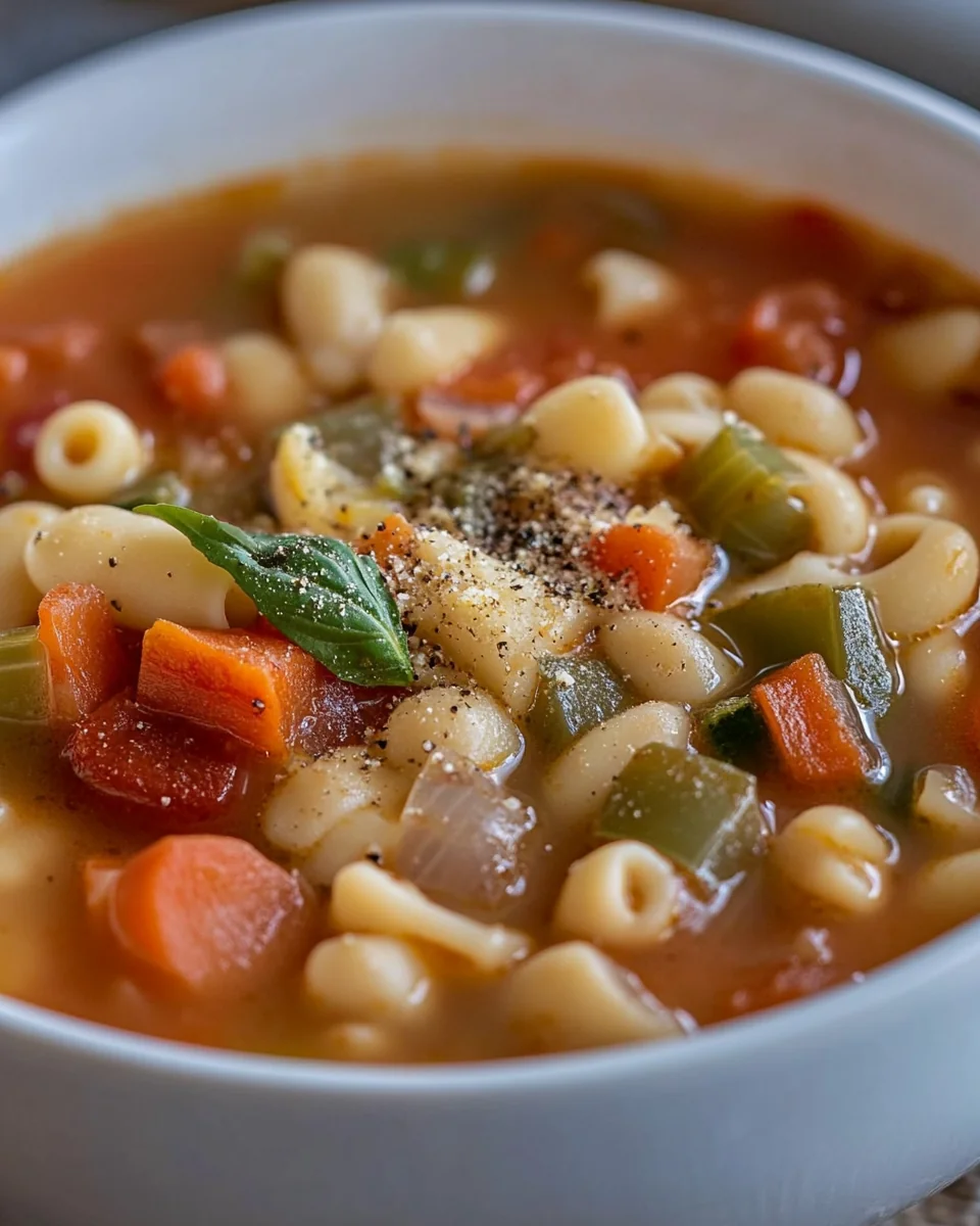 Classic Homemade Minestrone Soup - additional image