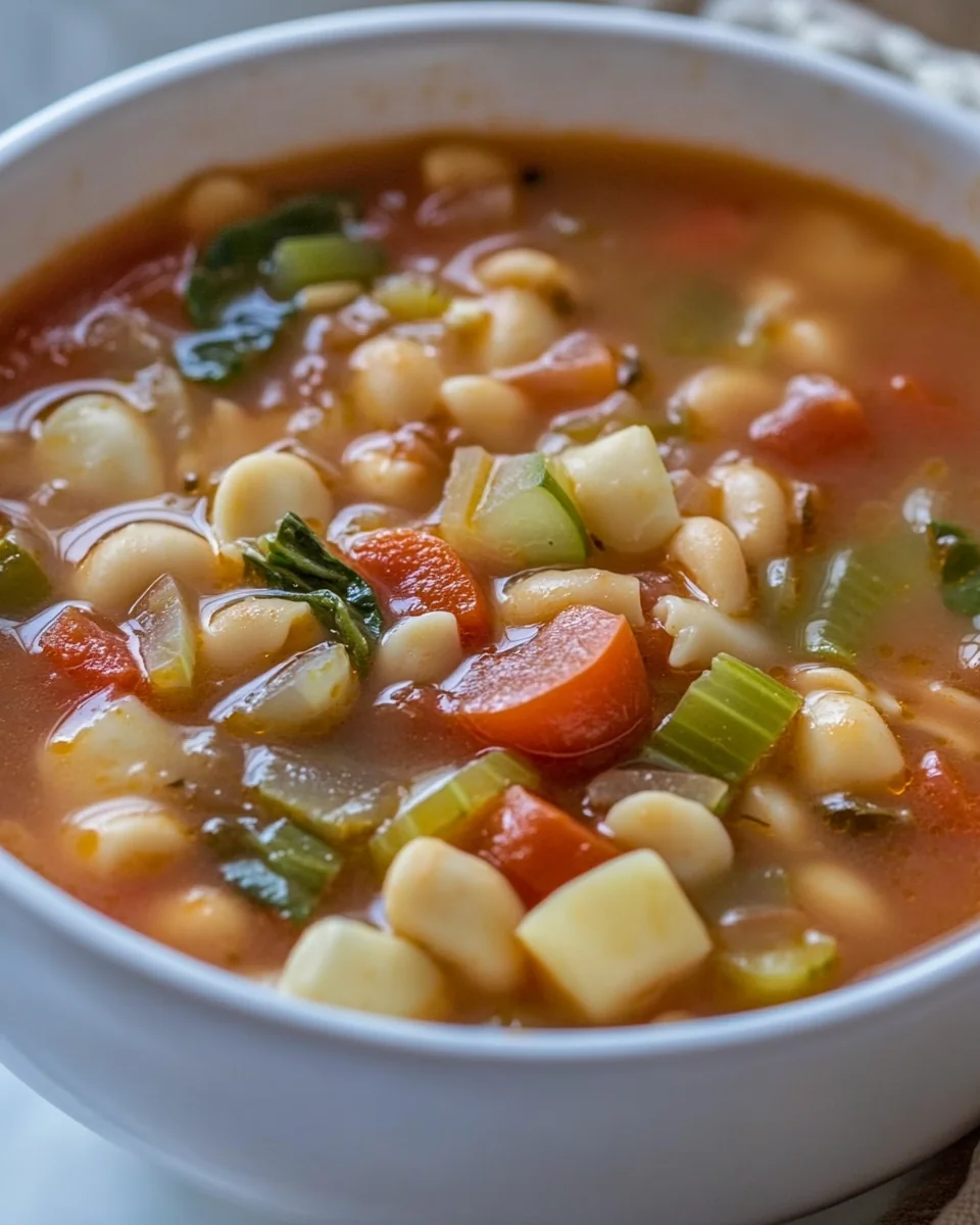 Classic Homemade Minestrone Soup - additional image
