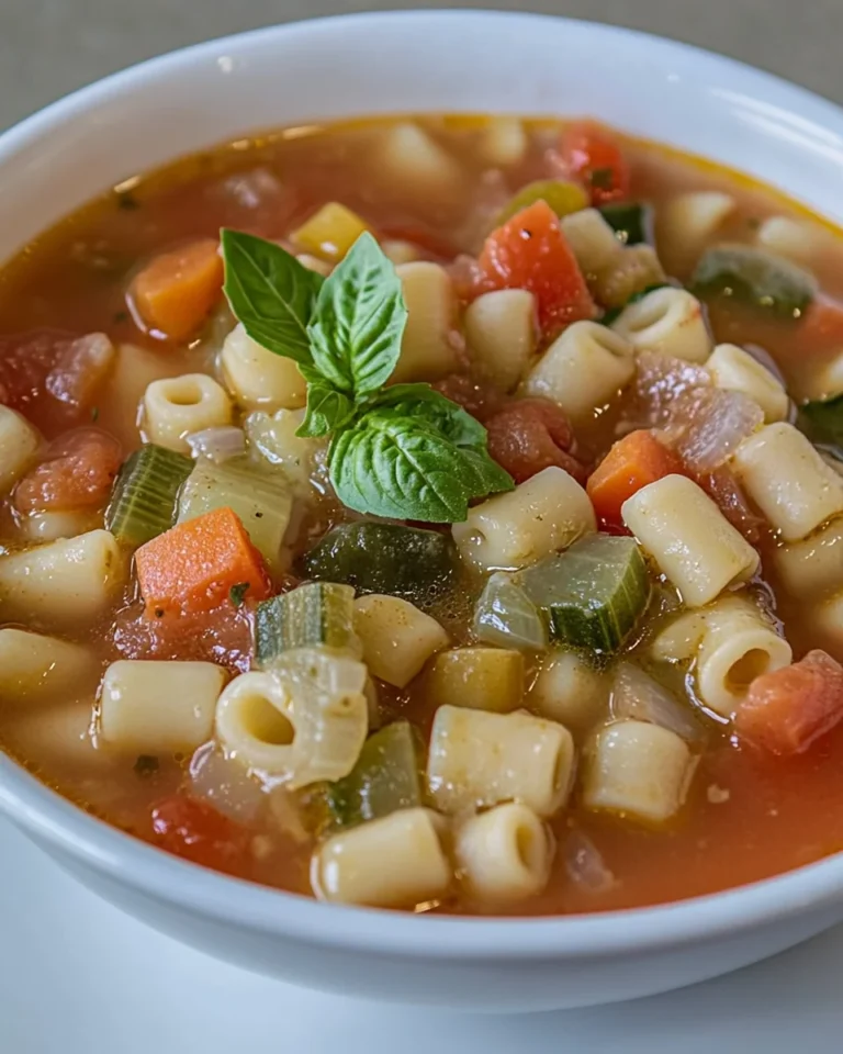 Classic Homemade Minestrone Soup