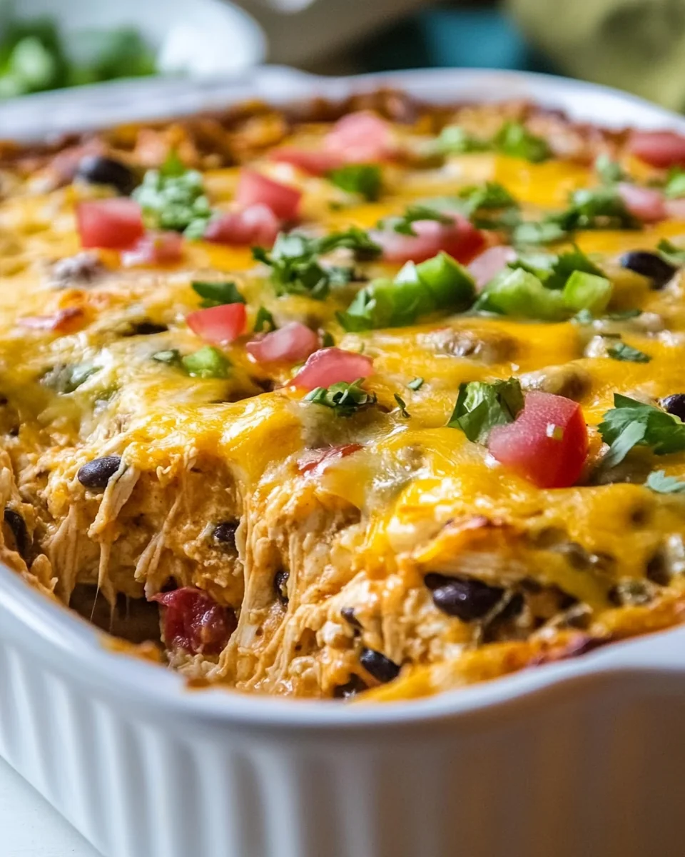 One-Pan Chicken Taco Casserole: A Simple and Delicious Meal - additional image