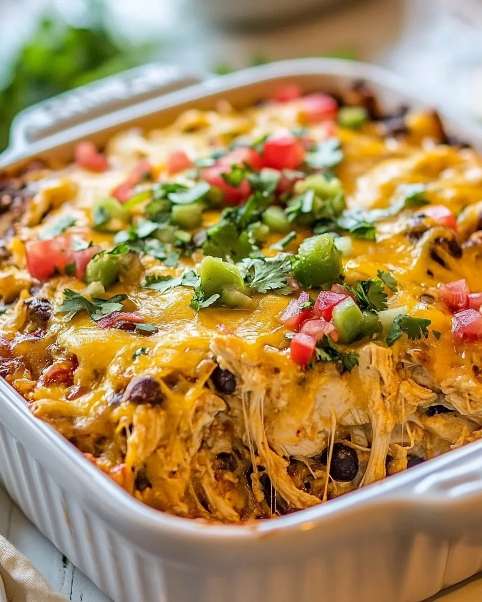 One-Pan Chicken Taco Casserole: A Simple and Delicious Meal - additional image