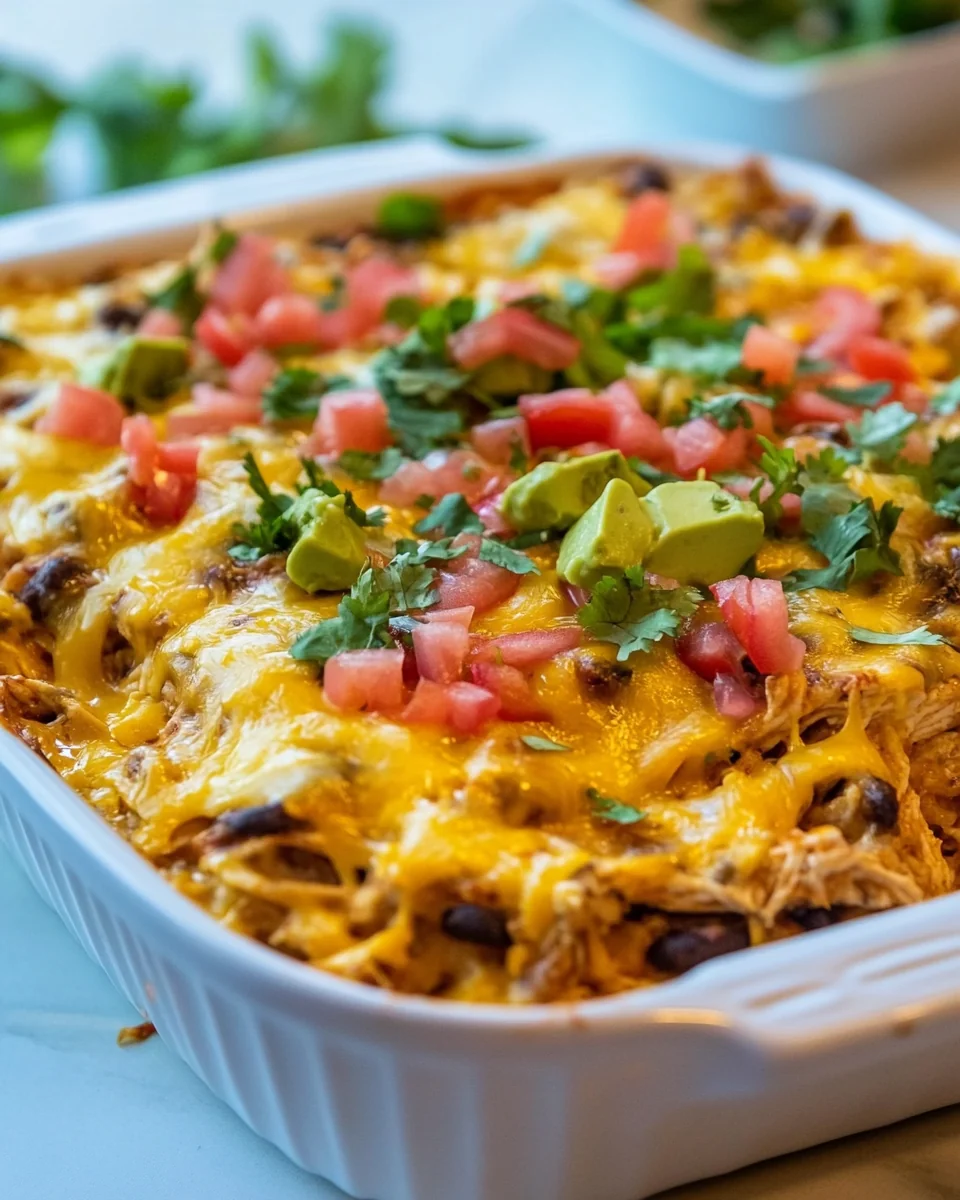 One-Pan Chicken Taco Casserole: A Simple and Delicious Meal - additional image