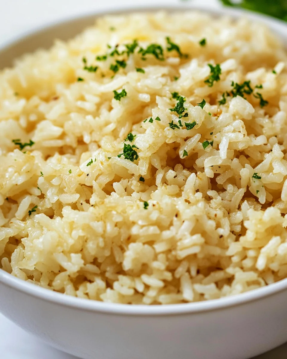 Savory Garlic Butter Rice With Parmesan - additional image