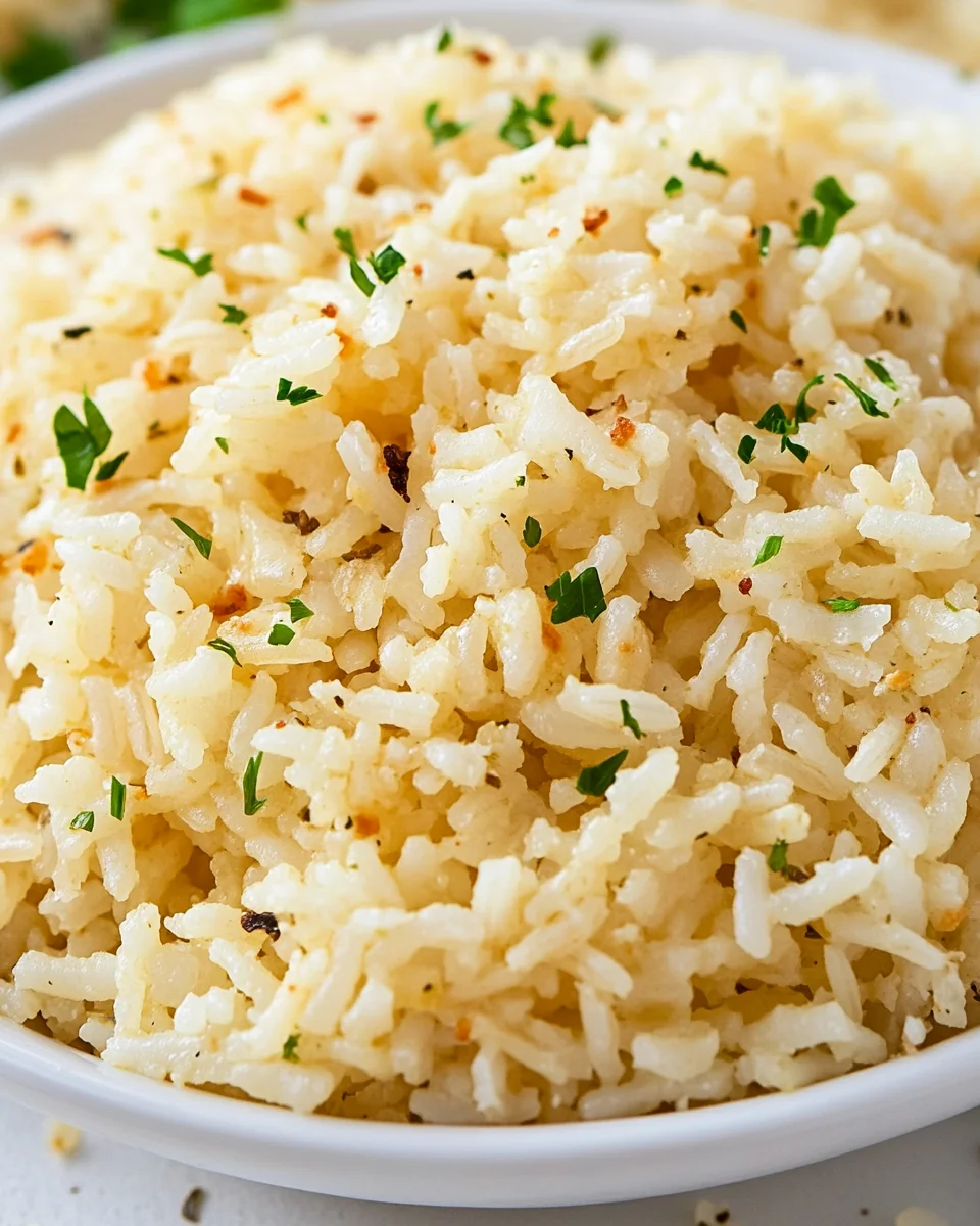 Savory Garlic Butter Rice With Parmesan - additional image