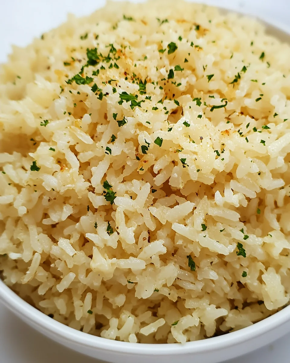 Savory Garlic Butter Rice With Parmesan - additional image