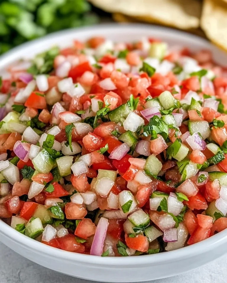 Fresh and Flavorful Pico de Gallo Recipe