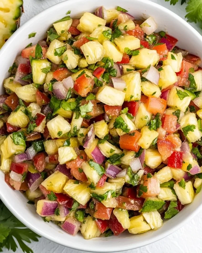 Fresh Pineapple Salsa for a Perfect Summer Snack