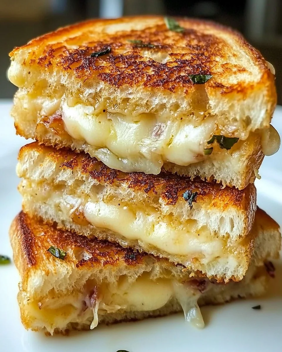 Savory Roasted Garlic Grilled Cheese Sandwich - additional image