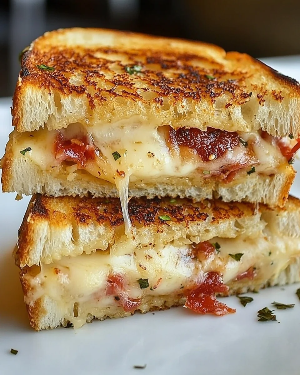 Savory Roasted Garlic Grilled Cheese Sandwich - additional image