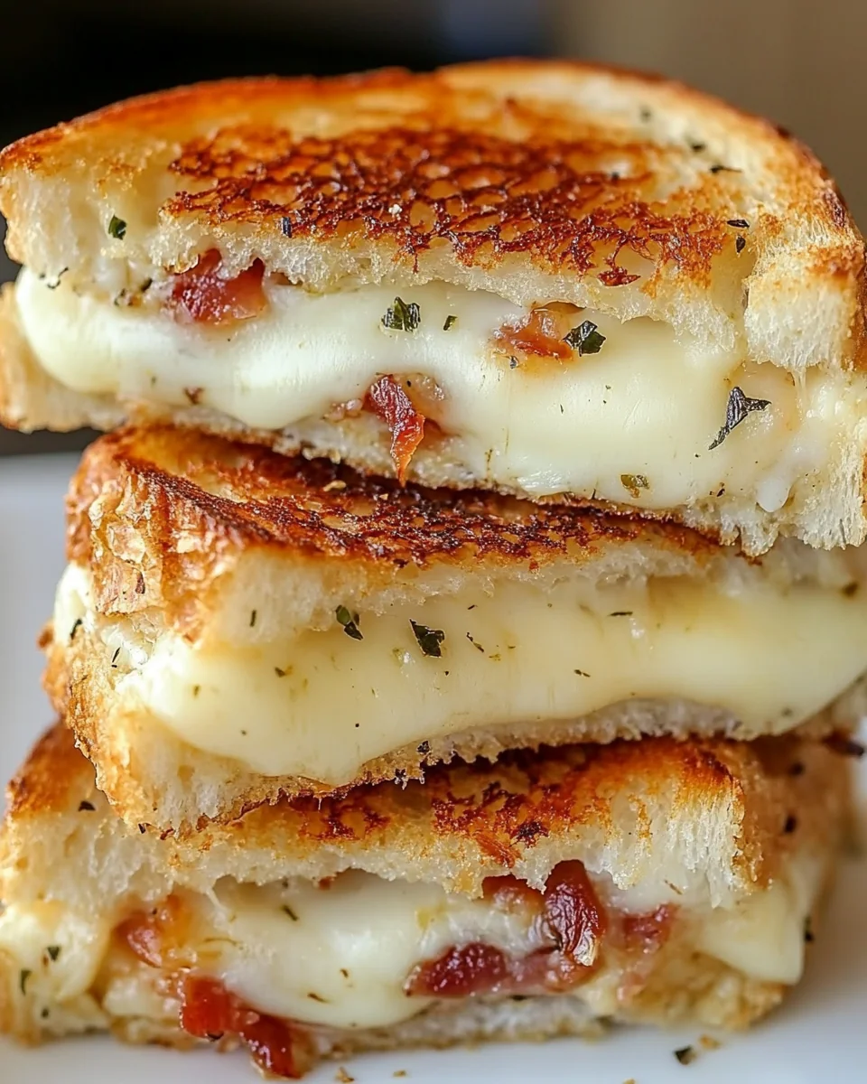 Savory Roasted Garlic Grilled Cheese Sandwich - additional image