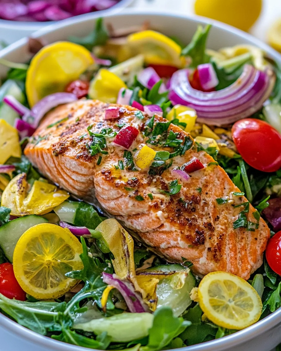 Fresh and Flavorful Salmon Salad - additional image