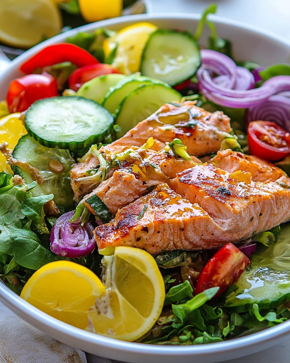 Fresh and Flavorful Salmon Salad - additional image