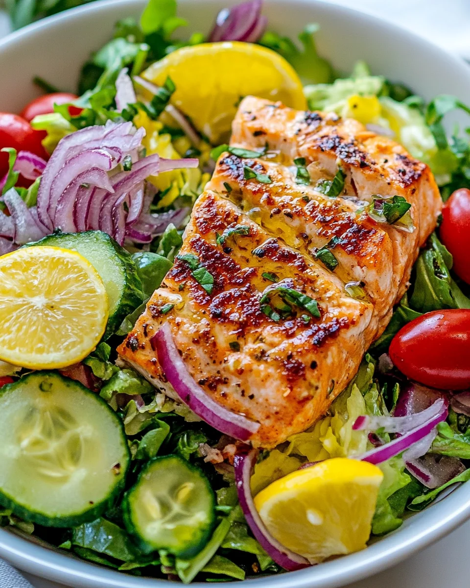 Fresh and Flavorful Salmon Salad - additional image