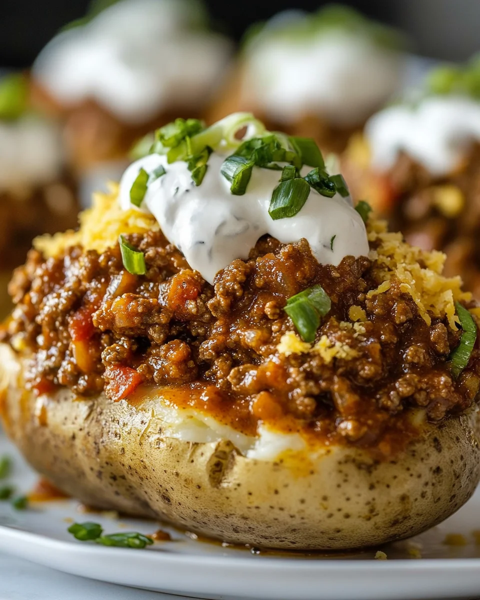 Delicious Sloppy Joe Baked Potato for Cozy Nights - additional image