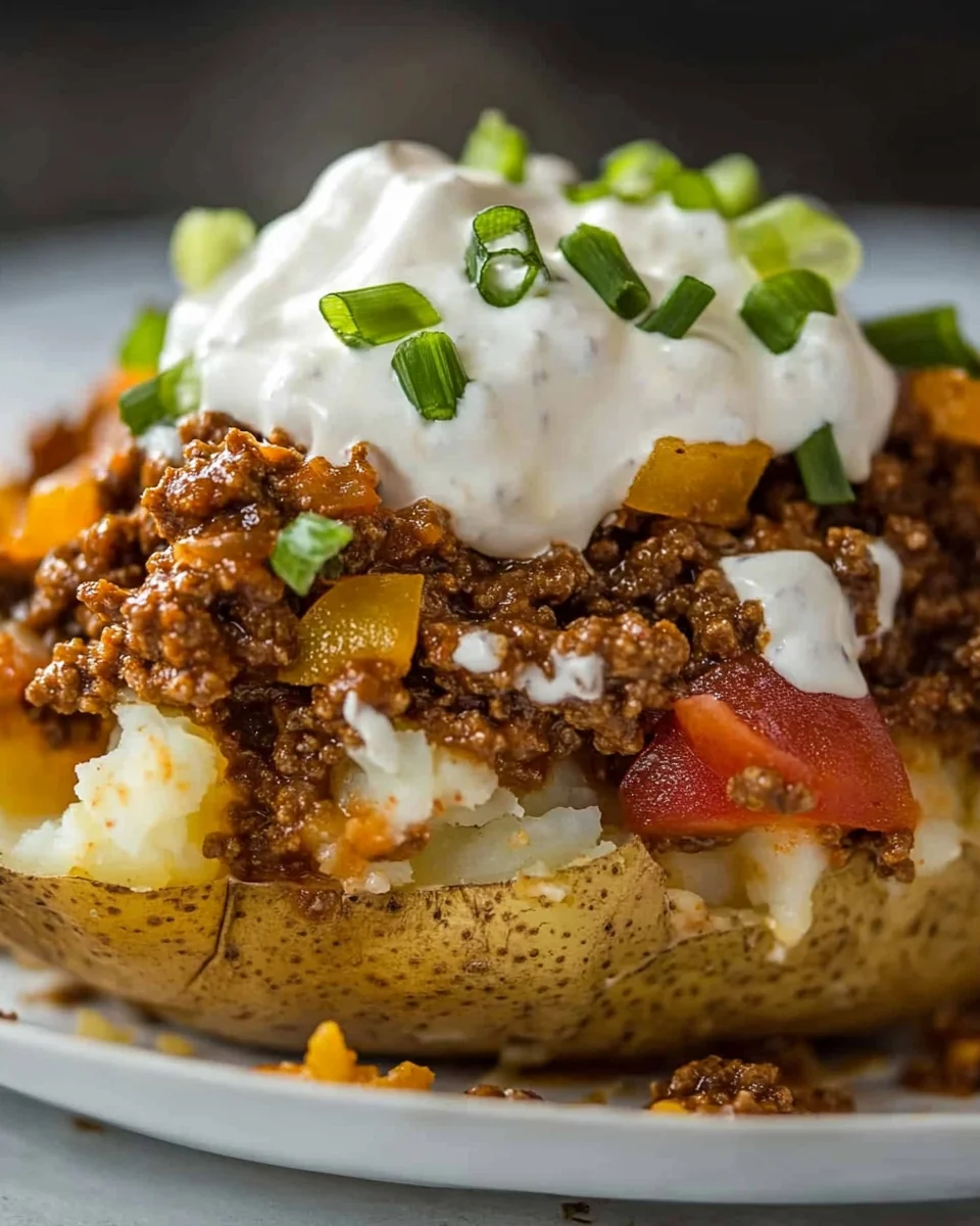 Delicious Sloppy Joe Baked Potato for Cozy Nights - additional image