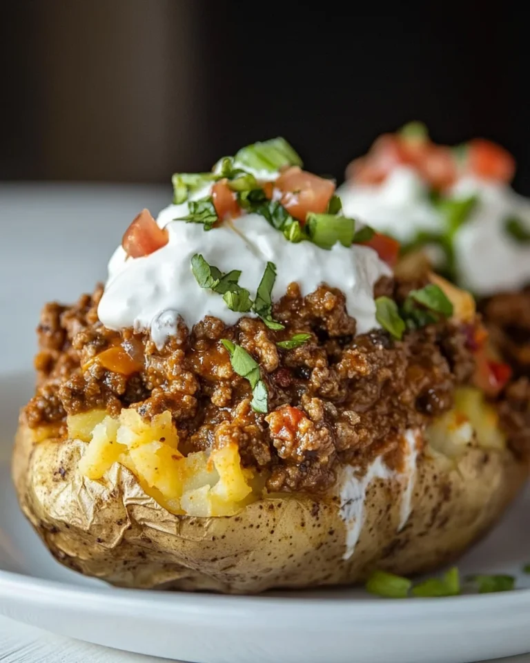Delicious Sloppy Joe Baked Potato for Cozy Nights