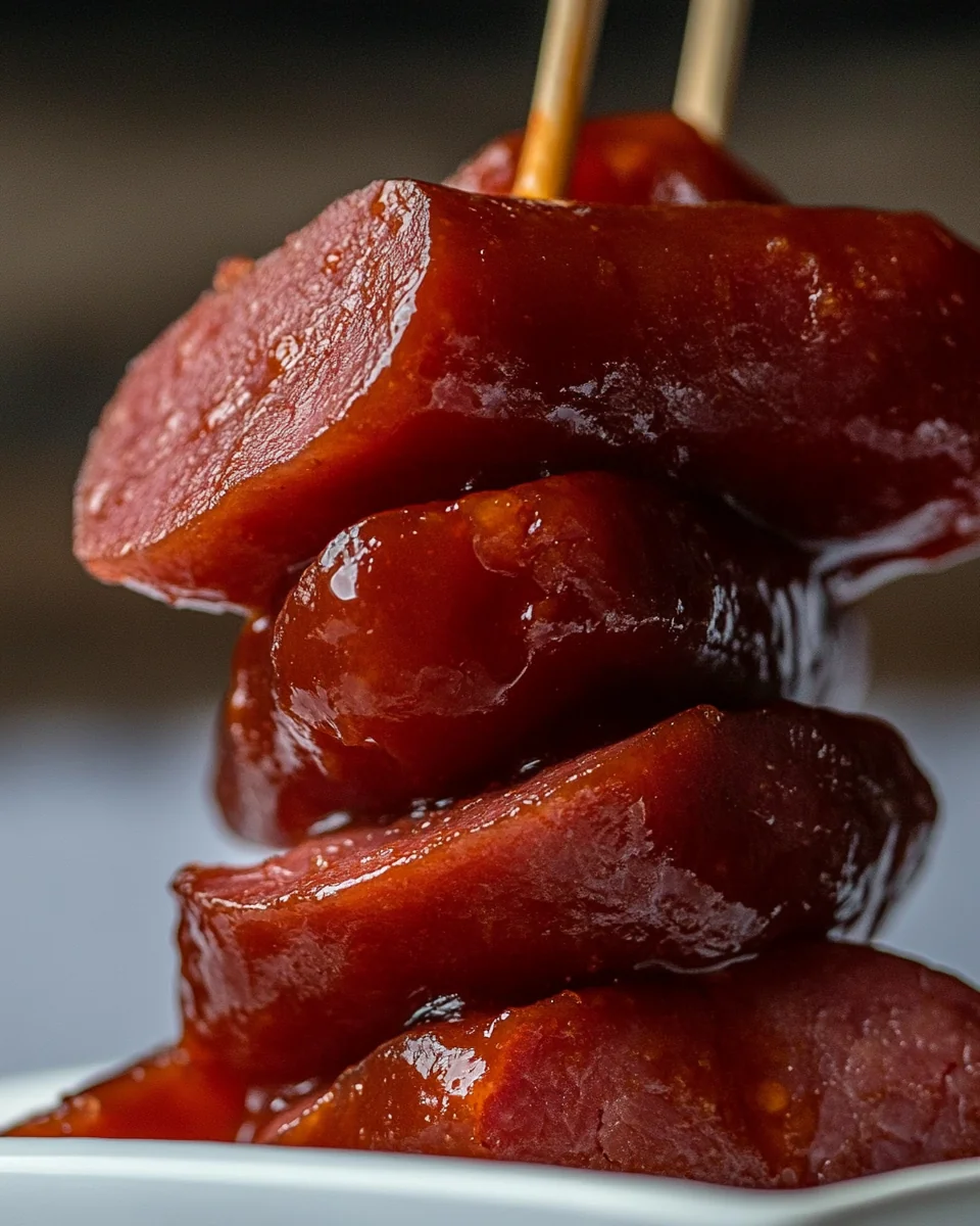 Slow Cooker Sweet Bourbon Glazed Kielbasa - additional image