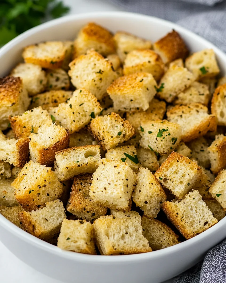 Homemade Sourdough Croutons For Salads And Soups - additional image