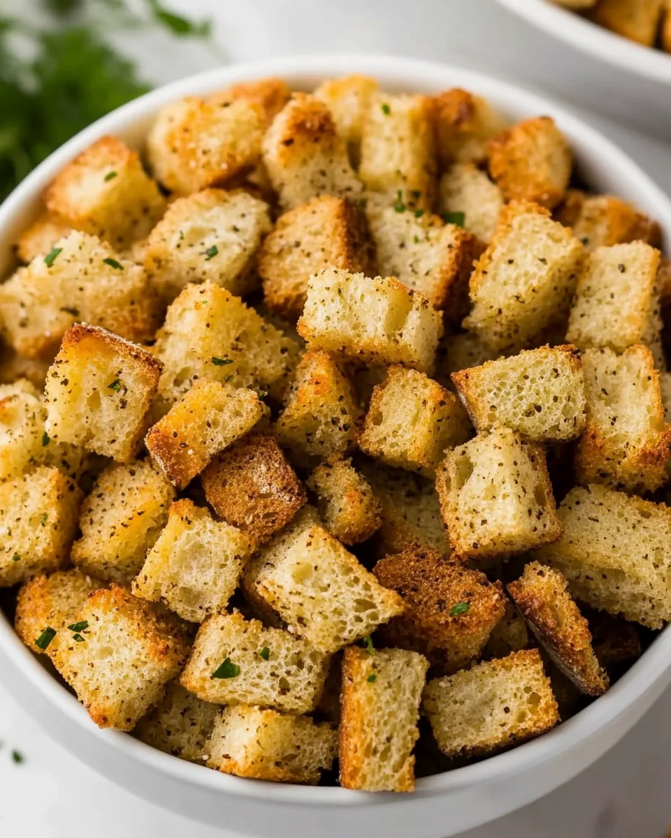 Homemade Sourdough Croutons For Salads And Soups - additional image
