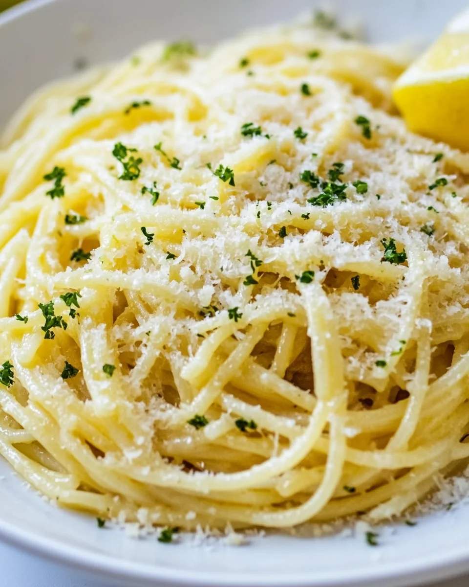 Classic Spaghetti Limone With Fresh Lemon and Herbs - additional image