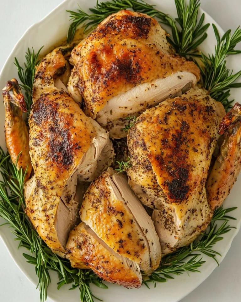 Perfectly Roasted Spatchcock Turkey For Your Holiday Feast