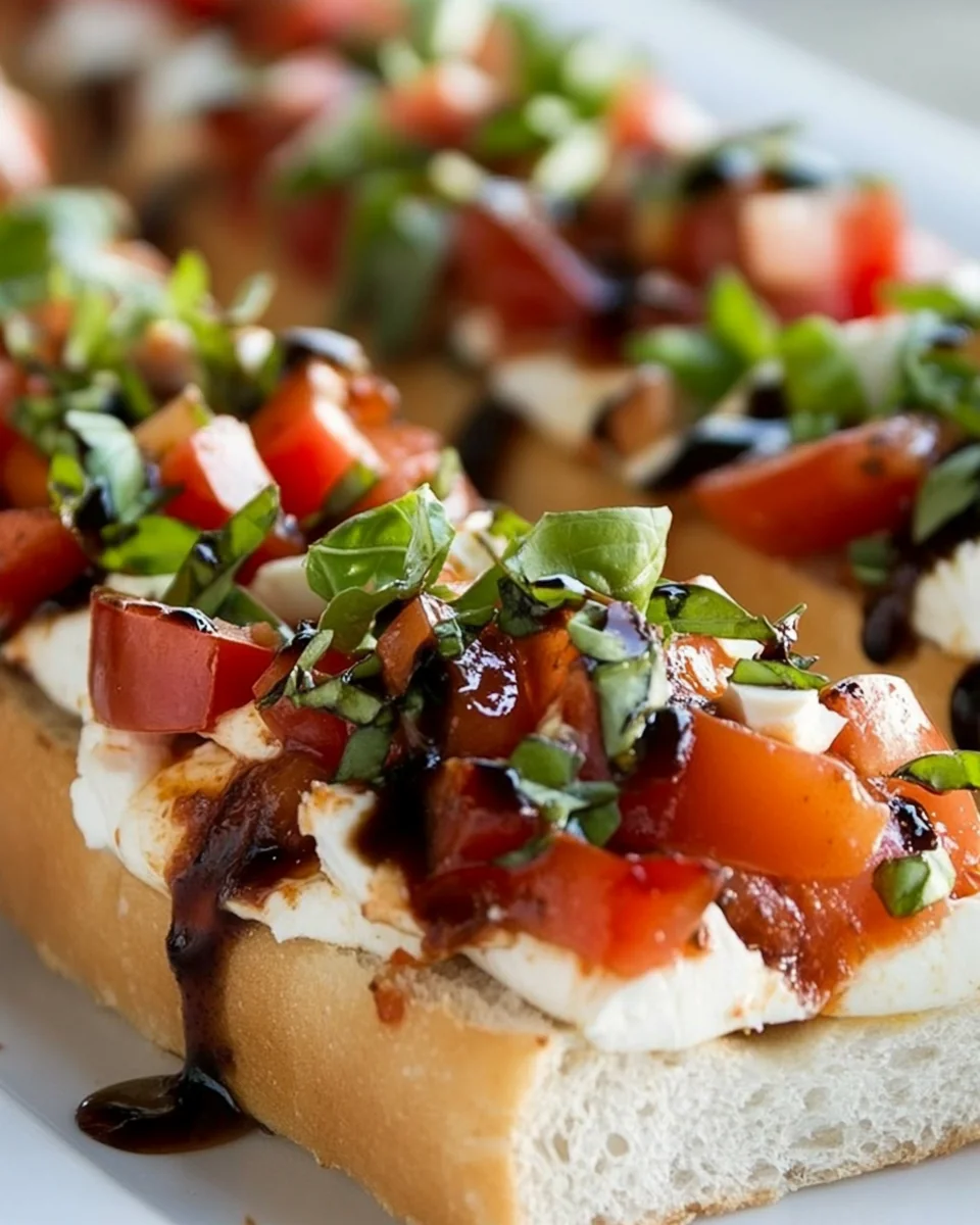 Spicy Homemade Caprese Baguettes - additional image