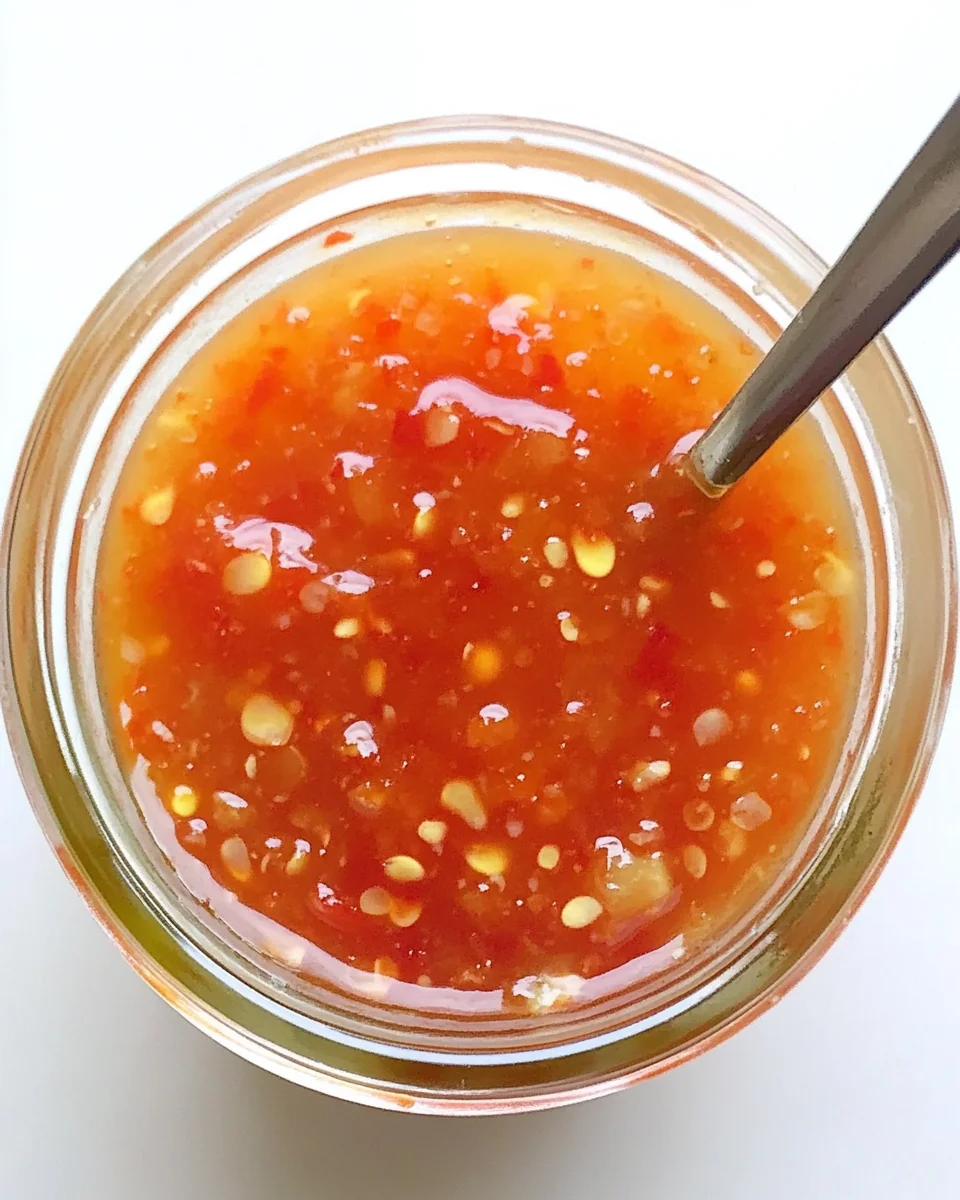 Sweet And Spicy Homemade Chili Sauce - additional image