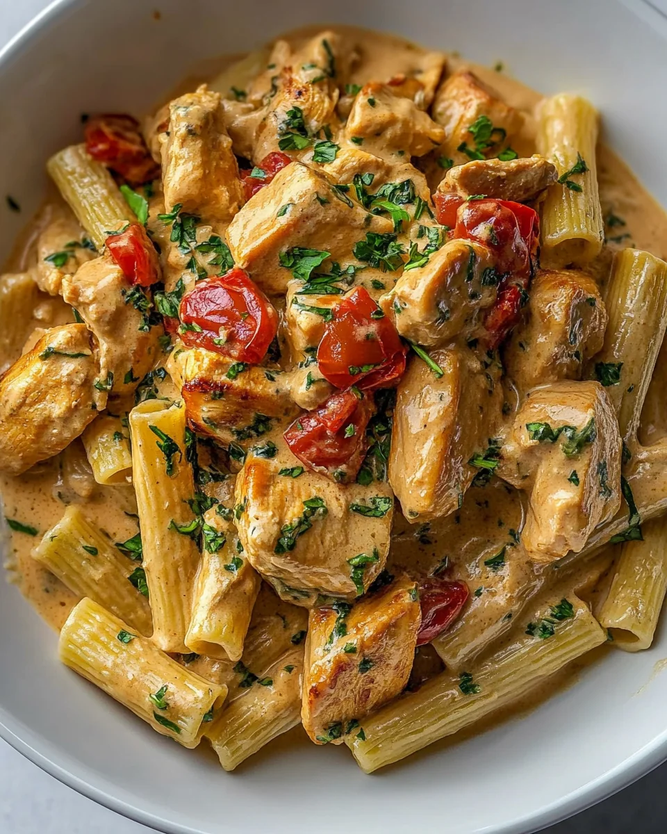 Creamy Tuscan Chicken Pasta Recipe - additional image