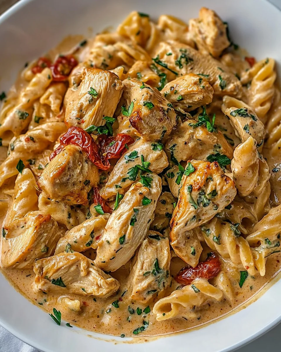 Creamy Tuscan Chicken Pasta Recipe - additional image